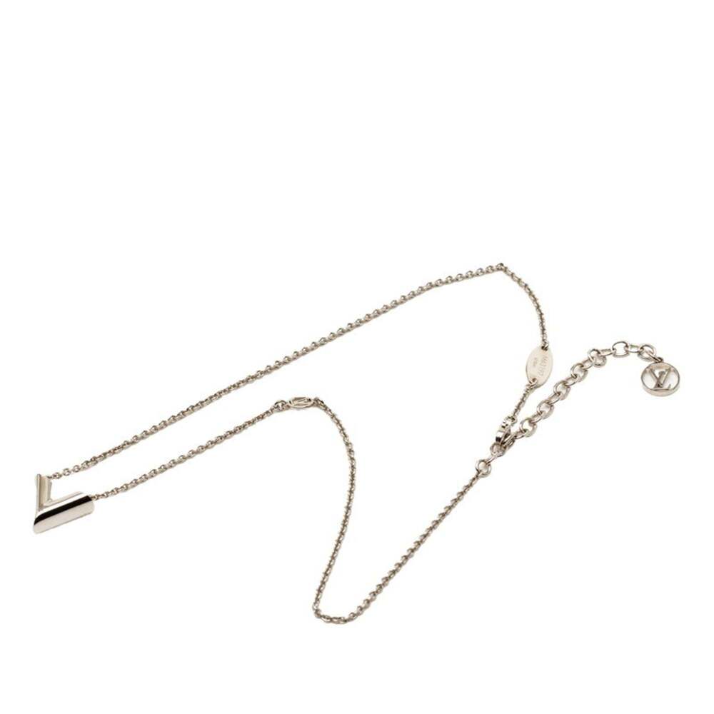 LOUIS VUITTON Silver Necklace - Picture 3 of 6
